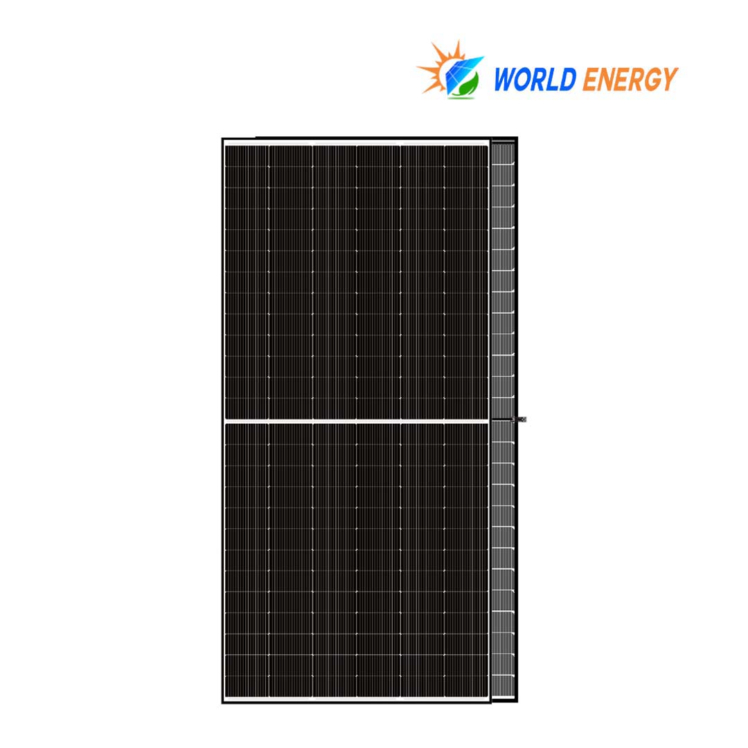 Tấm pin World Energy viền đen 630W
